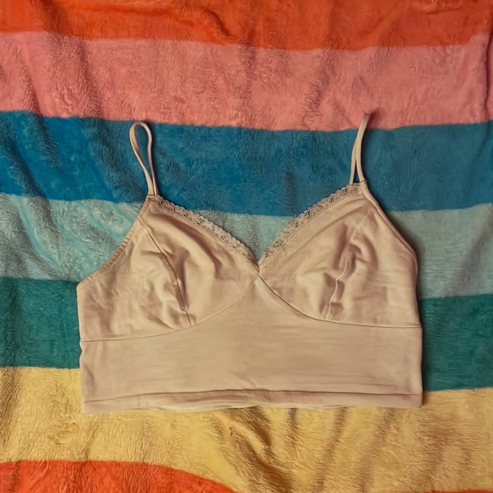 White lace tank (cropped)